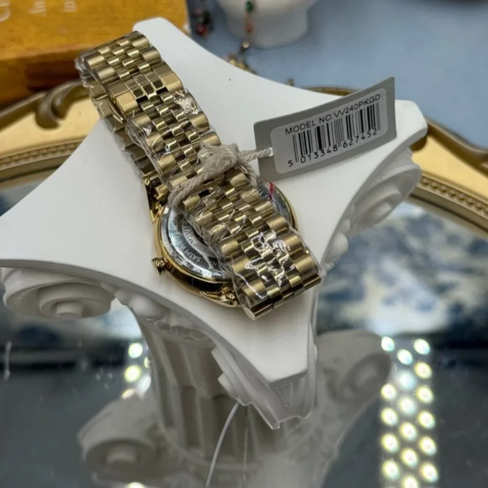 🆕 VIVIENNE WESTWOOD 🧿 NWT Stainless Steel The Seymour Watch, 38mm, Rose/Gold - Picture 12 of 15